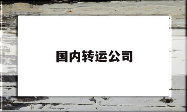 国内转运公司